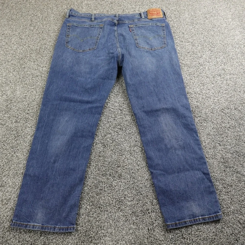 Levis Jeans Mens 40X30 Dark Blue Denim Pants 541 Athletic Taper Flex Stretch Dad - Picture 10 of 14